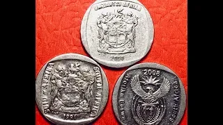 2000 South Africa 2 Rand Varieties 1991 2008