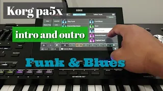 korg pa5x - Funk & Blues - full style OS V 1.2.0 new sound