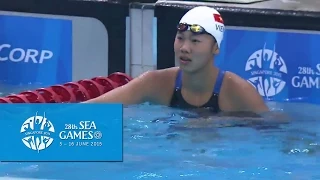 Women's 50m Butterfly Heat 1 (Day 2) | 28th SEA Games Singapore 2015