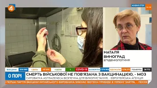 Вакцинація: смерть військової на Одещині - це подія, яка збіглася з імунізацією, - Виноград (24.03)