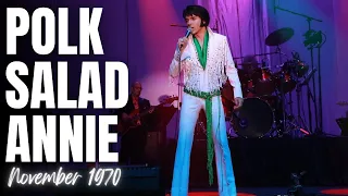 Matt Stone as Elvis - Ultimate Elvis Tribute Artist Contest - Polk Salad Annie November 1970