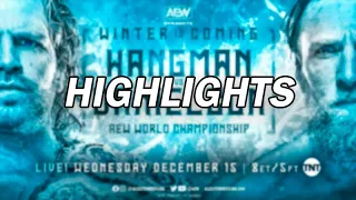 Adam Page vs. Bryan Danielson | AEW Dynamite Winter Is Coming 2021 | Highlights |