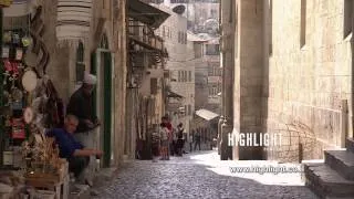 JC_034 - Highlight Films stock footage library: Jerusalem Via Dolorosa