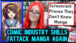 Screenrant ATTACKS Manga, Ridiculously Claims It's Just As Political As Western Comics