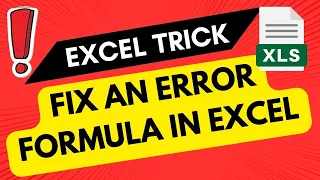 Excel Trick There's a Problem with this Formula