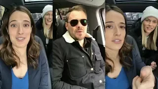 Marina Squerciati with Patrick Flueger and Tracy S. | Instagram Live Stream | February 28 2018