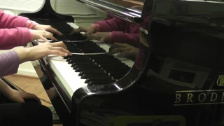 Ravel, Mother Goose Suite - Laideronnette, Empress of the Pagodas Piano Duet (Hands only)