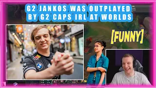 G2 Jankos Was Outplayed By G2 Caps IRL At Worlds [FUNNY]