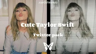 Cute Taylor Swift || Scene pack •Twixtor Pack• | 1080p | + MEGA LINK in the description