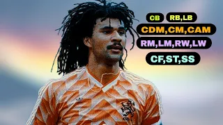 Ruud Gullit ⚪ Most Complete Player Of The All Time
