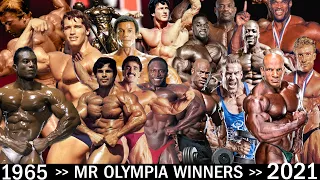 Mr. Olympia from 1965 to 2021 now Absolutely all champions and ranking!
