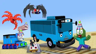 Monster School: TRAIN SCHOOL VS TIMOTY TRAIN | CHOO CHOO CHARLES - Minecraft Animation