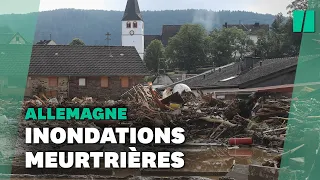 En Allemagne, les intempéries font au moins 19 morts et de nombreux disparus