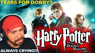 CRYING FOR DOBBY!! *Harry Potter and the Deathly Hallows Part 1* First Time Watching | Reaction