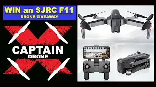 Win an SJRC F11 Drone!  Captain Drone & Geekbuying Drone Giveaway