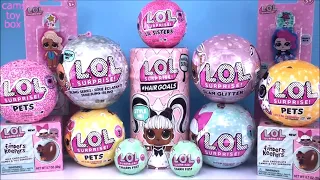 LOL Surprise Hairgoals DOLLS Pets Bling Series 1 4 5 LIL Sisters Finders Keepers Eye Spy Unboxing