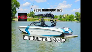 2020 Nautique G23 - Reef Metal Flake/Onyx Black - On Water