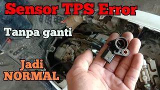 HOW TO REPAIR TPS SENSOR ON HONDA BEAT FI MOTORCYCLE ERROR