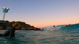 HE LANDED ON THE ROCKS! RAW POV SURFING