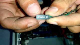 How To Fix Broken Or Not Working Power Switch Button Of PC ? Repairing Power button  (100% Fix)