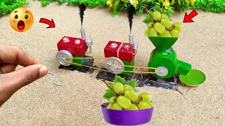 Diy tractor grapes juice machine mini science project #2 || flour mill || @KeepVilla || @MiniTheQ
