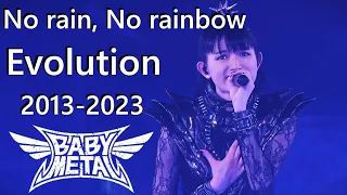 Babymetal - No Rain, No Rainbow | Throughout the Years (2013-2023) Live Compilation
