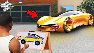 Franklin Find The Most Powerful & Fastest God Car Ever Using Magical Painting In Gta V