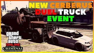 NEW HALLOWEEN CERBERUS "DUEL" PHANTOM TRUCK EVENT in GTA 5 Online