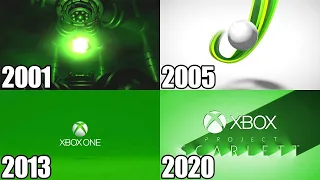 Evolution of the Xbox startup screens 2001-2020