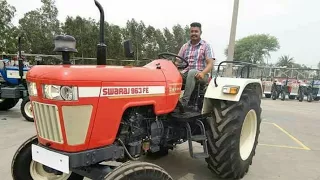 SWARAJ 963 FE ON STRAW REAPER FULL VIDEO