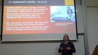 Robin Kopecký - Autonomní vozidla (Pátečníci 21.1.2017)