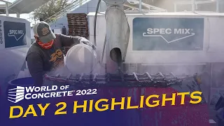 WORLD OF CONCRETE 2022 : DAY 2 - HIGHLIGHTS