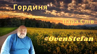 #OvenStefan: про гординю... пара слів