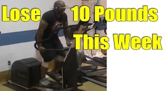 To Lose 10 Pounds in a WEEK = Do This Elliptical Workout