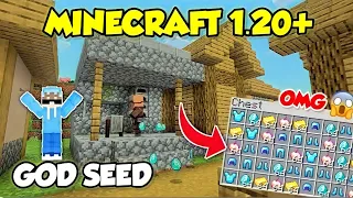 30+ Diamonds At Spawn 💎🤩 || Best Seed For Minecraft Bedrock & PE 1.20+ [ HINDI ]