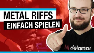 7 fette Metal-Riffs mit denen Du Gitarre lernen kannst 🎸