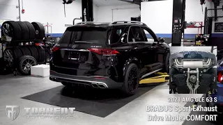 BRABUS Exhaust vs Stock - AMG GLE63 S (2021)