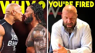 WWE Fires Host...Real Reason Why Rock vs Roman Reigns Scrapped...Big WWE Star Pulled..Wrestling News