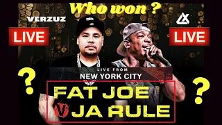 Verzuz Ja Rule vs Fat Joe