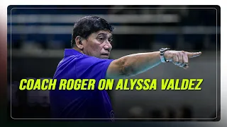 Coach Roger Gorayeb on playing against former Ateneo star Alyssa Valdez | ABS-CBN News
