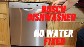 ✨ BOSCH DISHWASHER—NO WATER  SOLVED!!! ✨