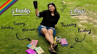 I read 5 LGBTQIA+ books for 5 days! | Pride Recommendations for beginners | Anchal Rani