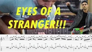 EYES OF A STRANGER / Queensryche - Chris DeGarmo Solo Cover with TAB