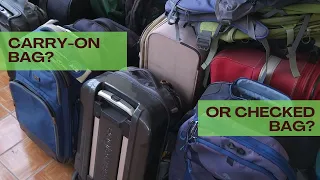 Carry On Vs. Checked Bag: Which Should You Pack?