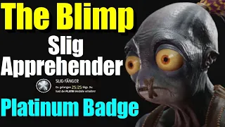 Oddworld Soulstorm The Blimp Slig Apprehender Platinum Badge Level 3 Walktrough Badges 100% PS4