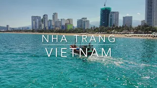 Nha Trang Vietnam 🇻🇳  DJI  drone video beach fly by