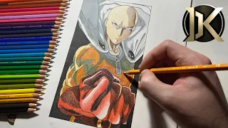 How to Draw SAITAMA Tutorial | DKArtsTV