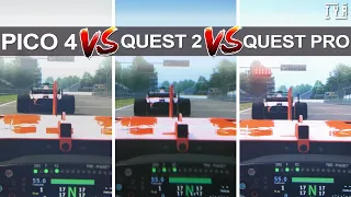 THROUGH THE LENSES - Pico 4 vs Quest 2 vs QUEST PRO - Best PCVR?