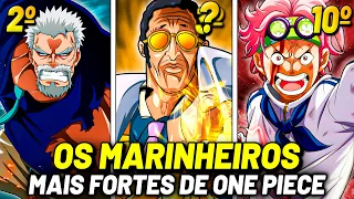 OS 10 MARINHEIROS MAIS FORTES DE ONE PIECE DO MAIS FRACO AO MAIS FORTE