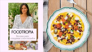 Tortilla vaga con jamón ibérico, tomates cherry y burrata, por Foodtropia | Elle Gourmet España